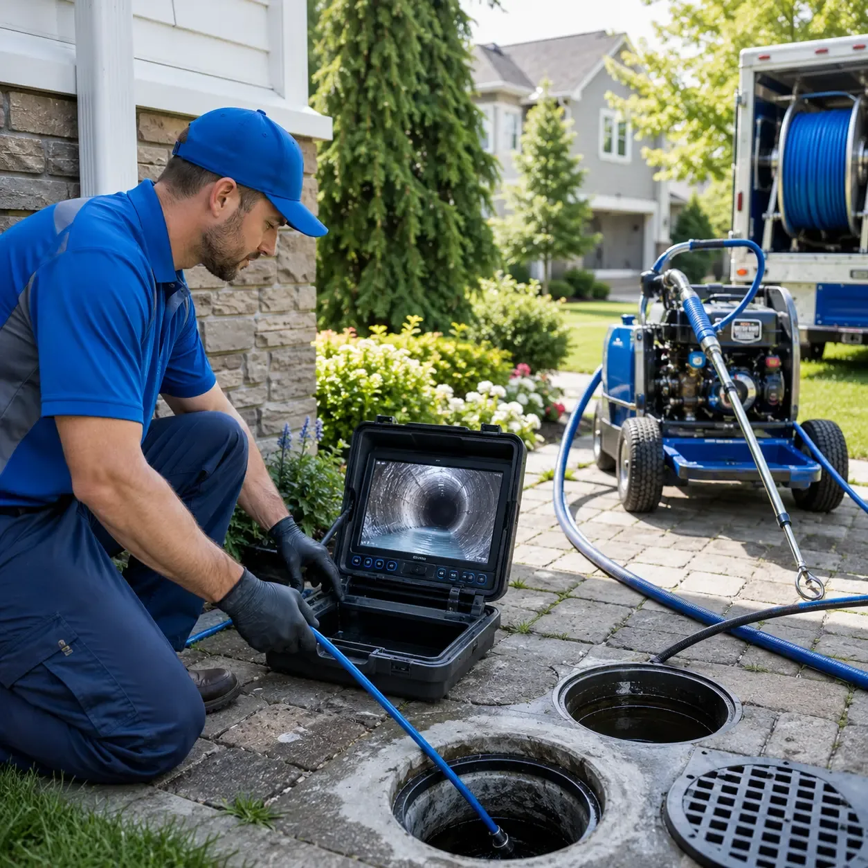Outdoor drain cleaning professionals serving Robeline, LA